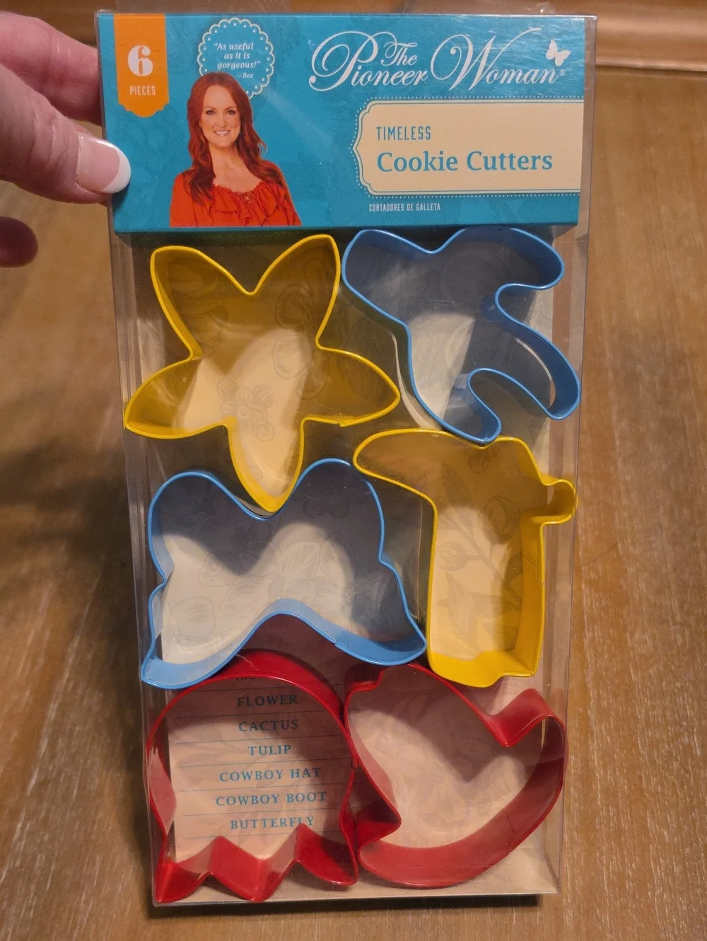 The Pioneer Woman Multicolor Flower, Cactus & Novelty Cookie Cutter Set